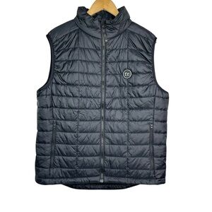 Men's Charcoal Quilted Vest
